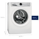 Washer_21Kg_EFLW317TIW_Perspective_Dimensions_Frigidaire_English